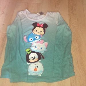 Teal ombré TsumTsum  pajama shirt
